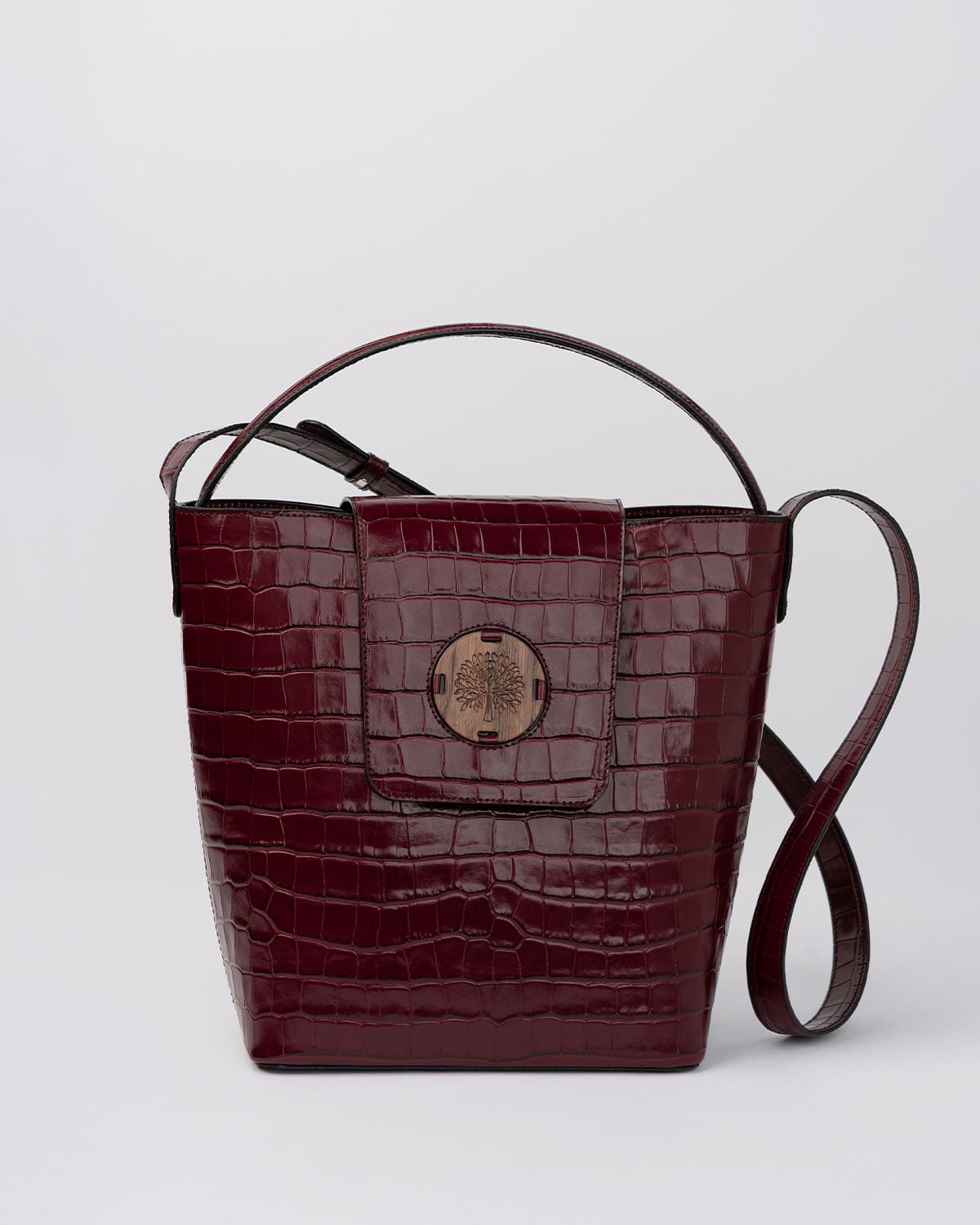 LIVET  BUCKET •  BURGUNDY