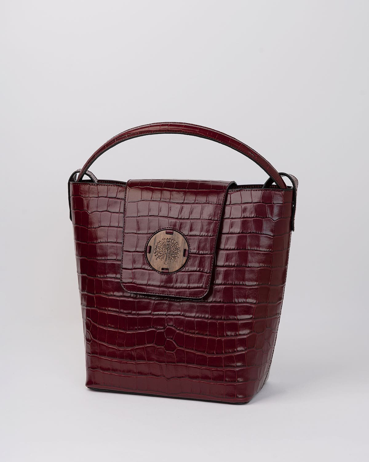 LIVET  BUCKET •  BURGUNDY