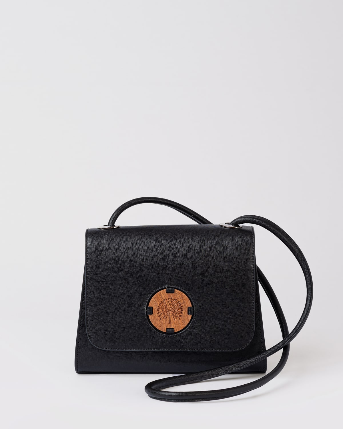 YUNA CROSSBODY MAHOGANY • BLACK