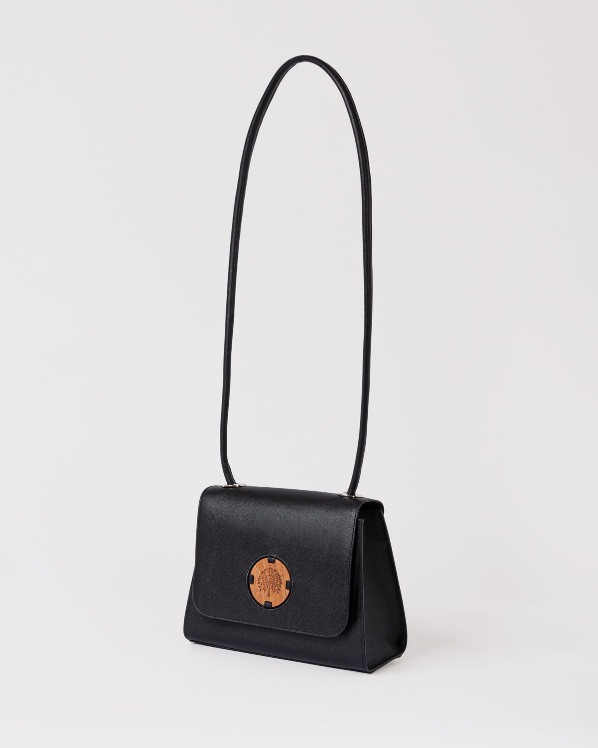 YUNA CROSSBODY MAHOGANY • BLACK