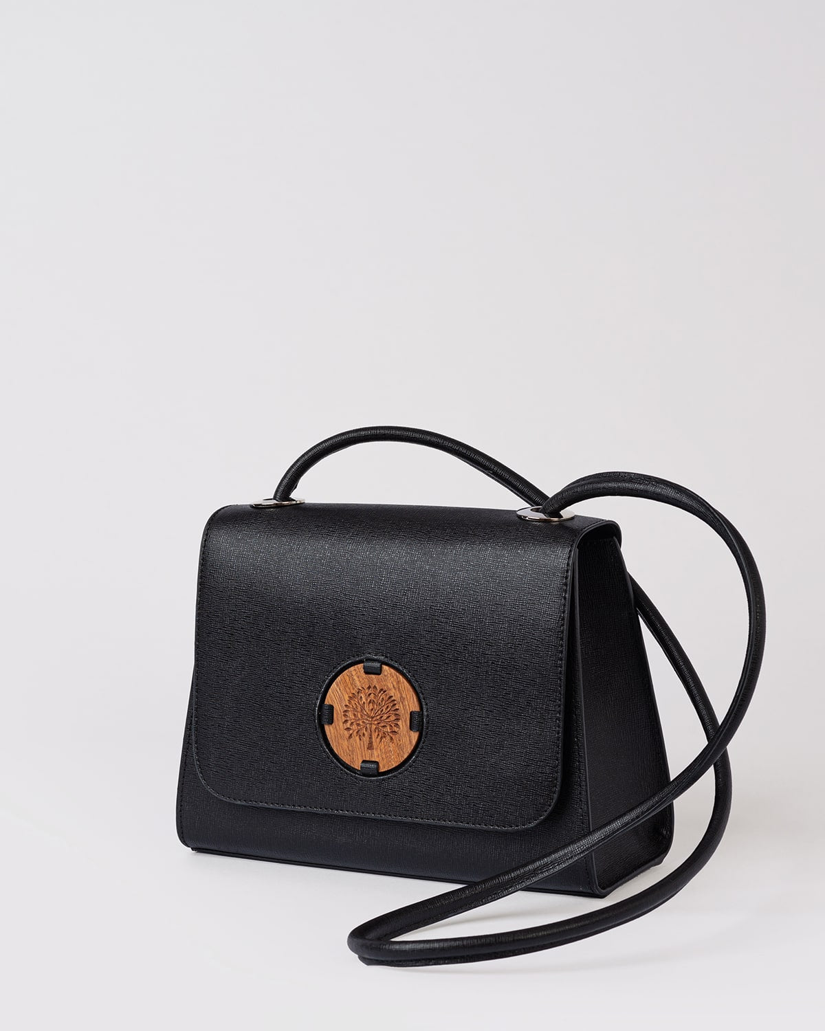 YUNA CROSSBODY MAHOGANY • BLACK